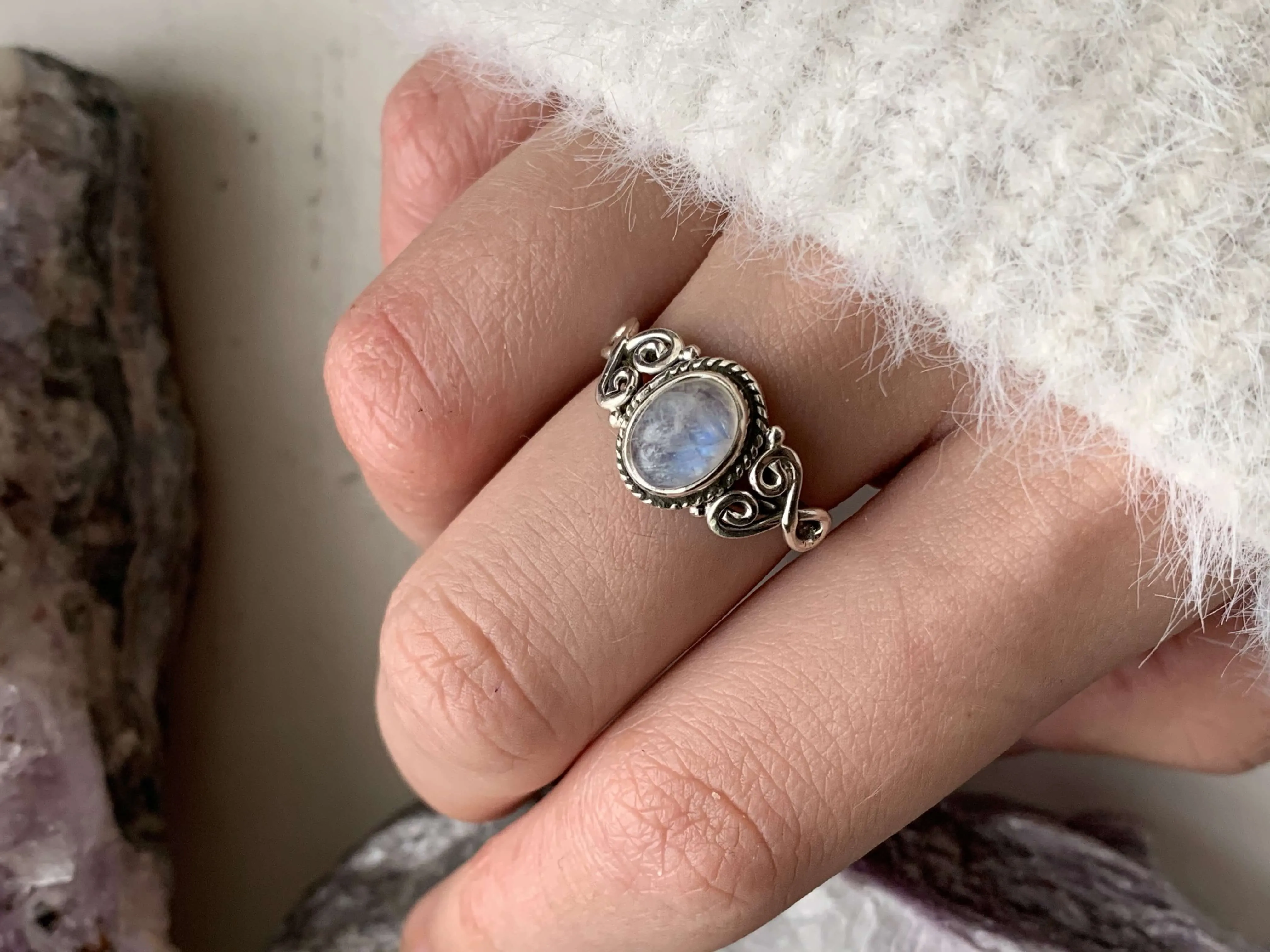 Moonstone Aleta Ring