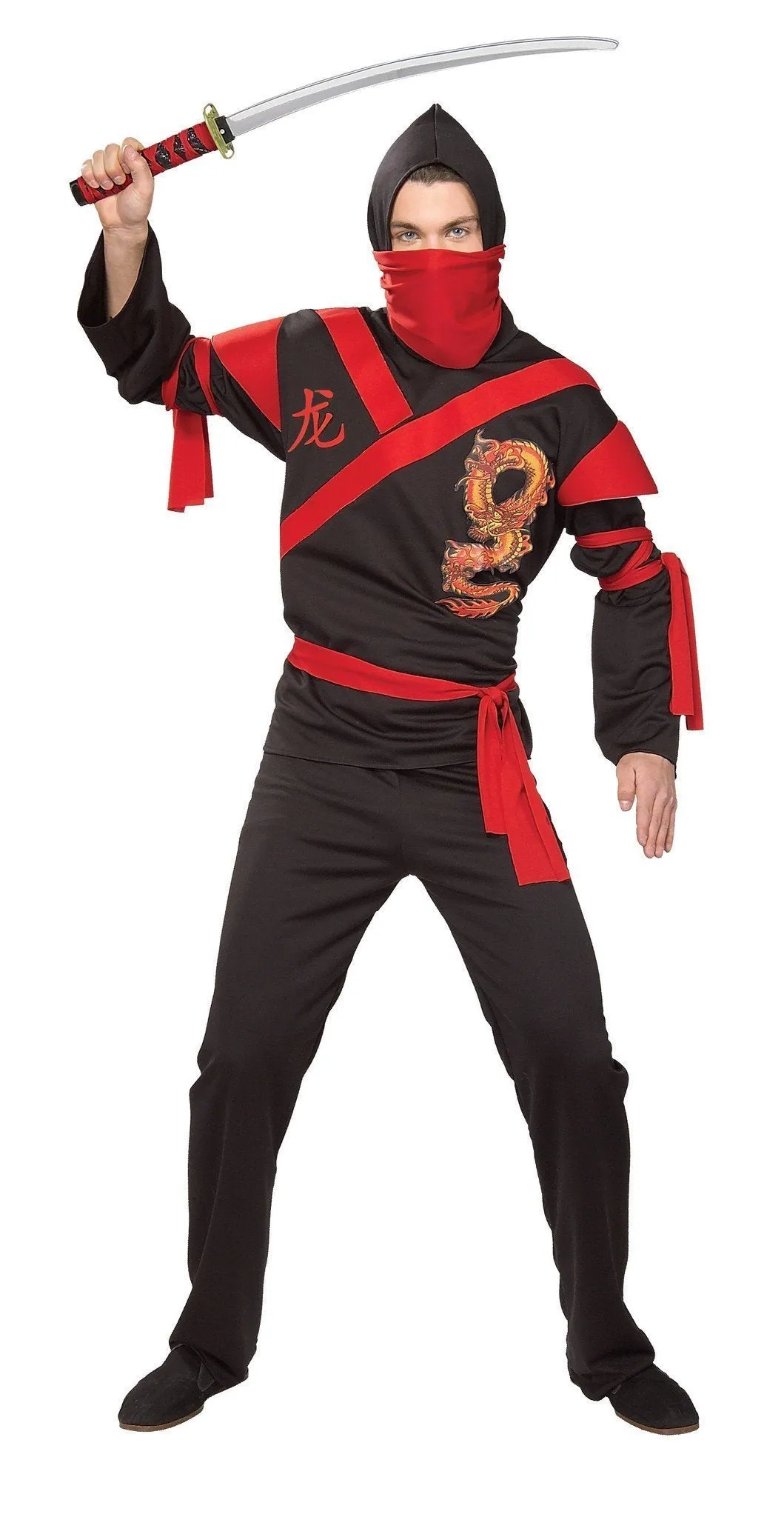 Ninja Dragon Warrior Costume for Adults