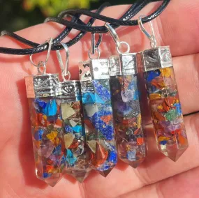 Orgonite 7-Stone Chakra Necklace