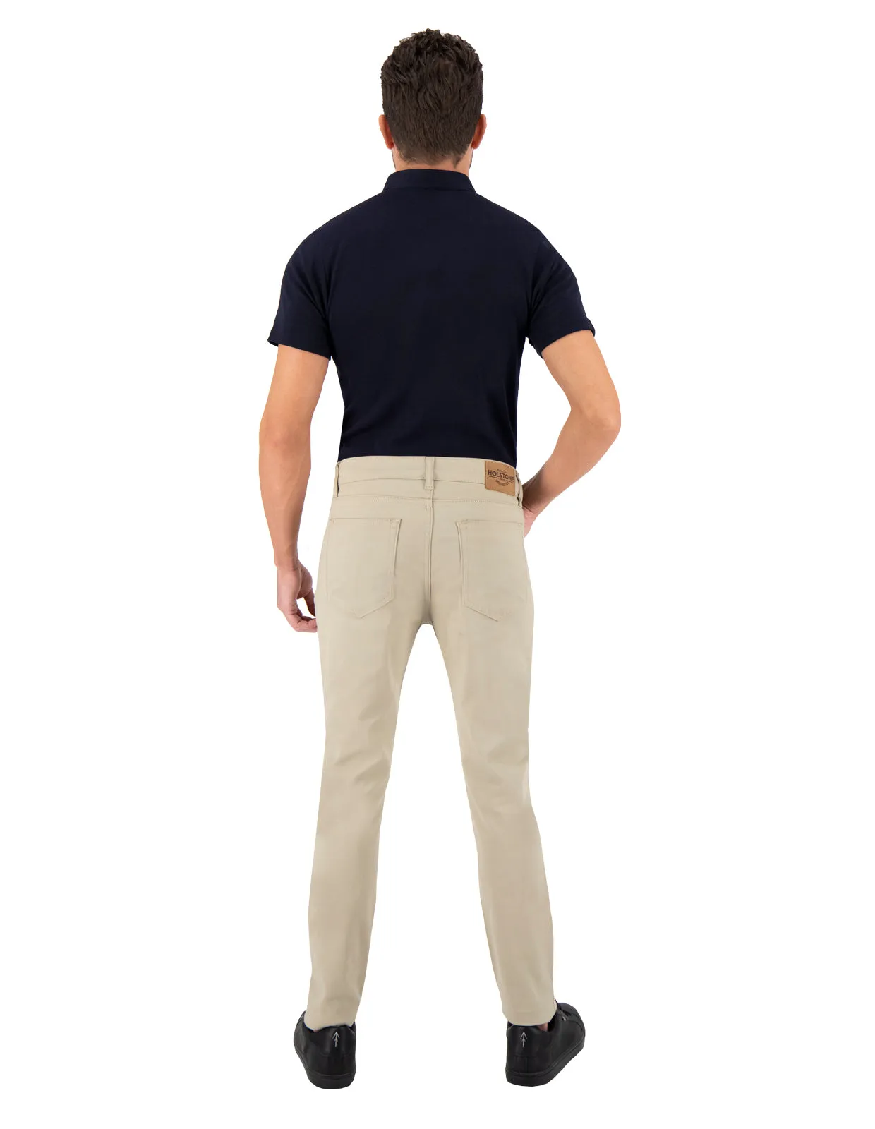 Pantalón de Gabardina Jean Cut Slim Fit - Arena