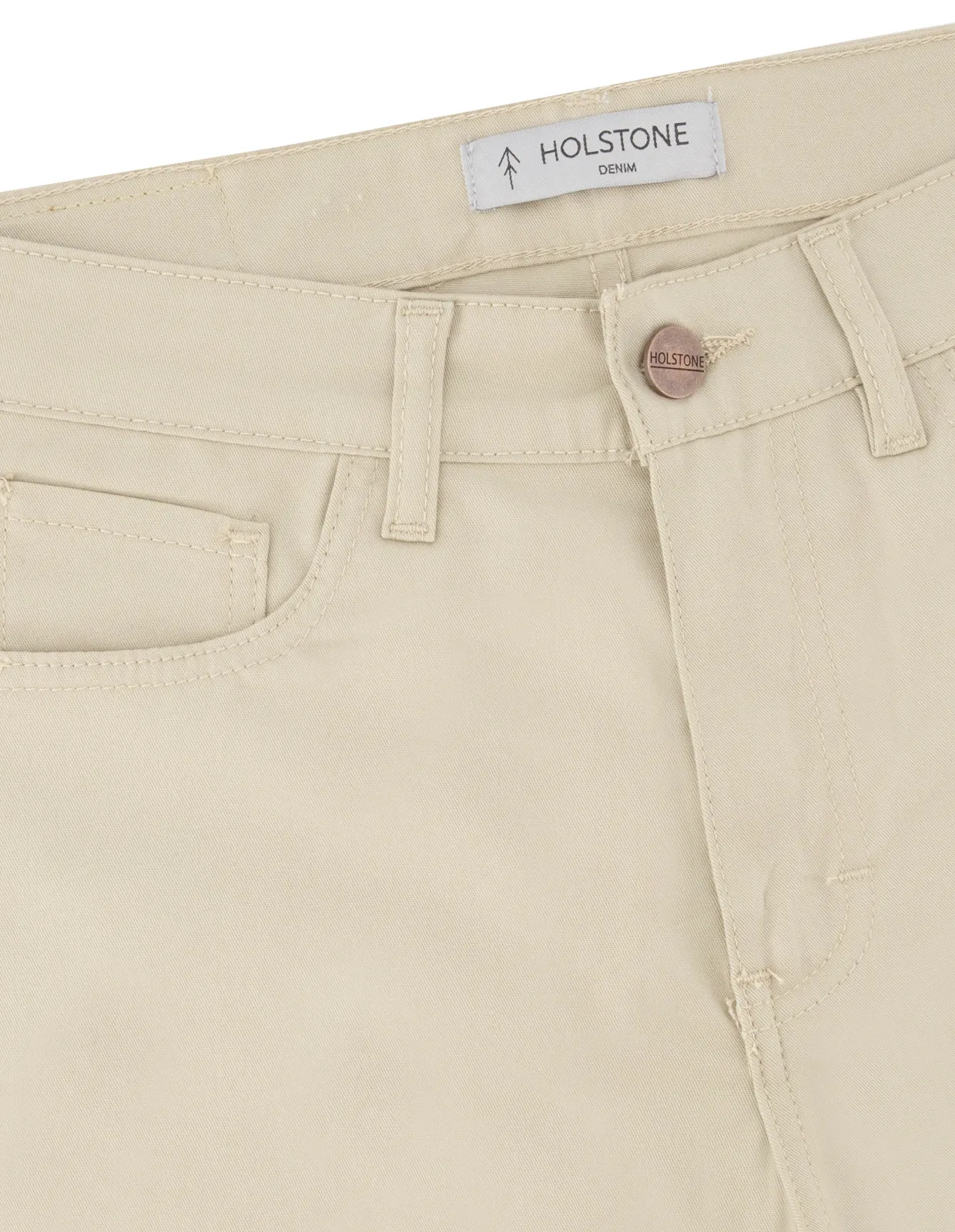 Pantalón de Gabardina Jean Cut Slim Fit - Arena