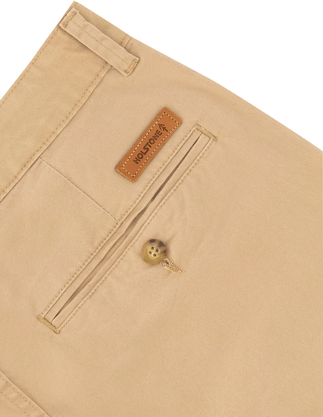 Pantalón Premium Estilo Chino Cargo de Gabardina - Caqui