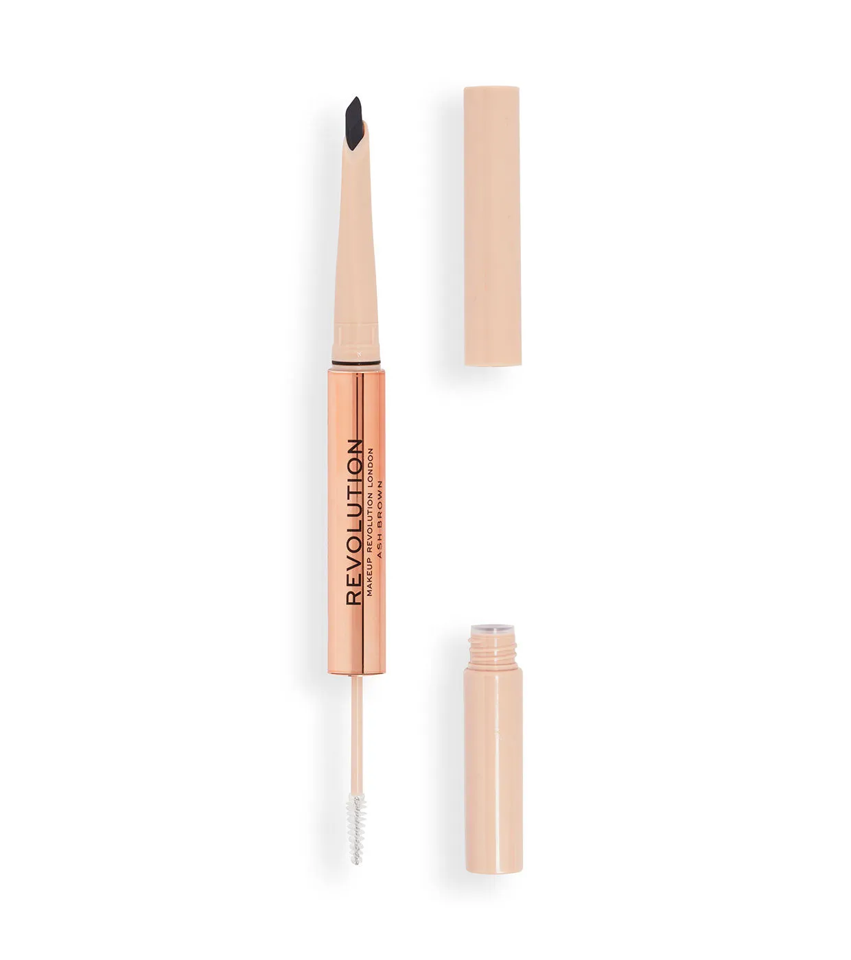 Revolution - Lápiz de cejas Fluffy Brow Filter Duo - Dark Brown