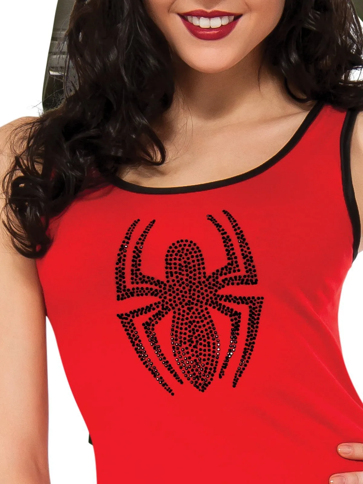 Spider-Girl Rhinestone Tank Dress for Adults - Marvel Spider-Girl