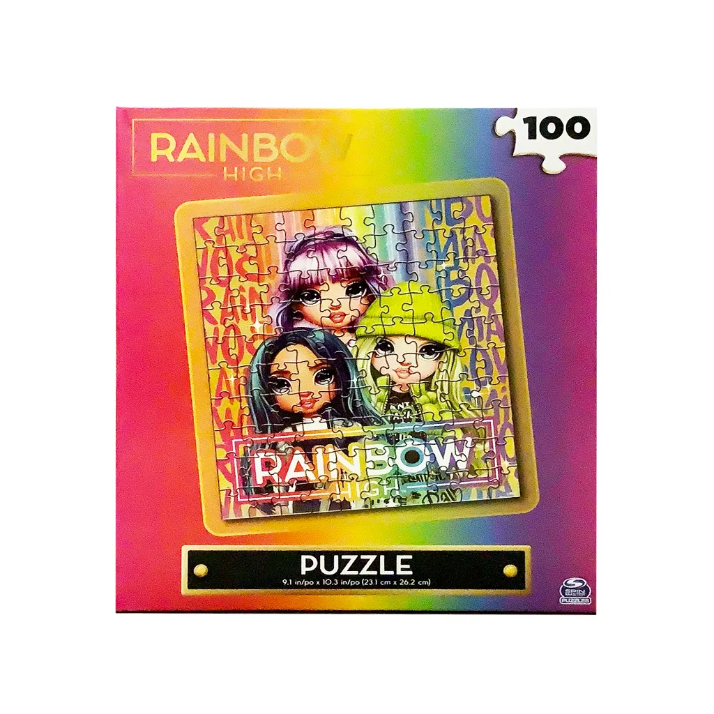 SPINMASTER 6063751 Rainbow High Puzzle 100 pc