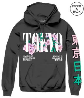 TOKYO ROSE HOODIE - BIG SIZE