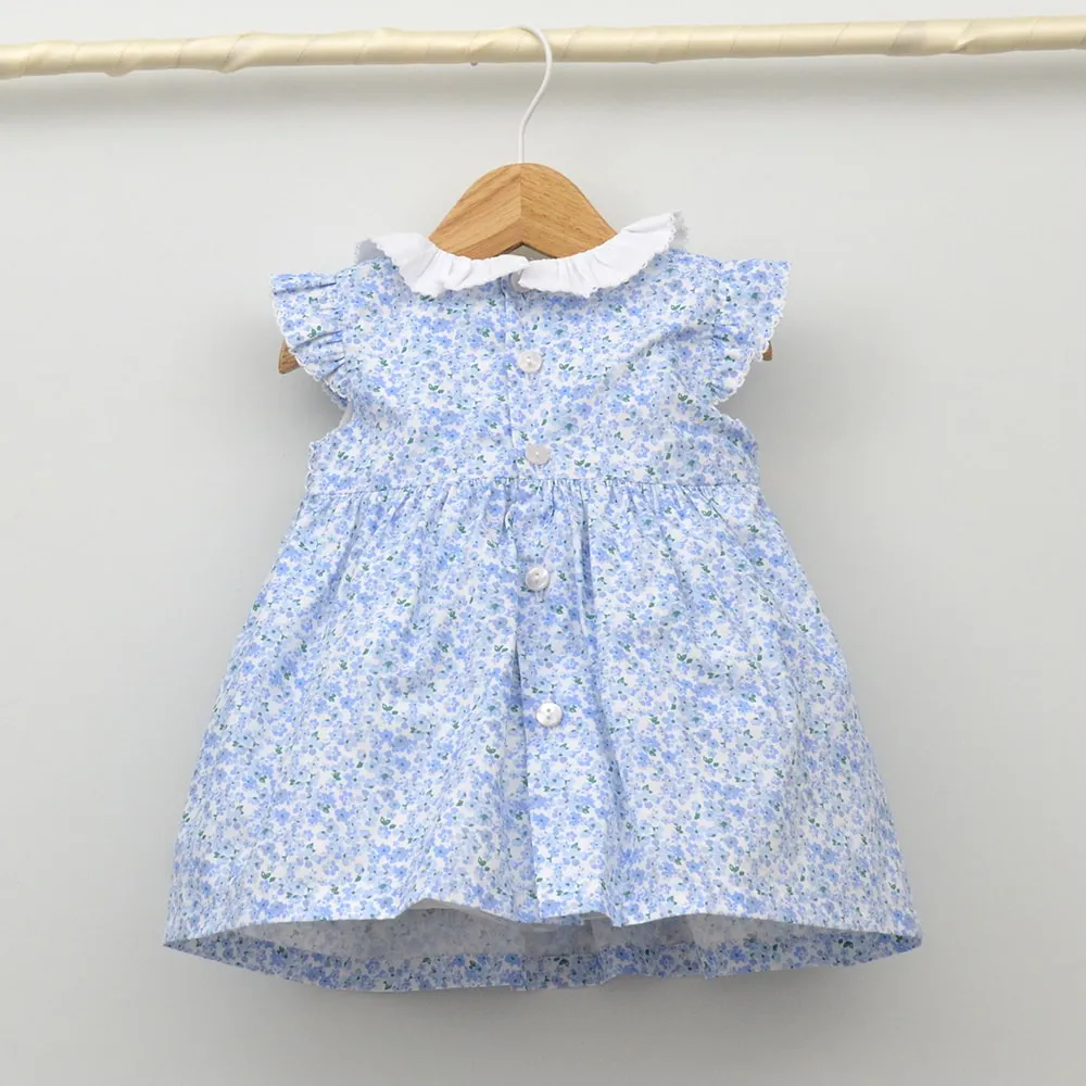 Vestido bebé London punto Smock